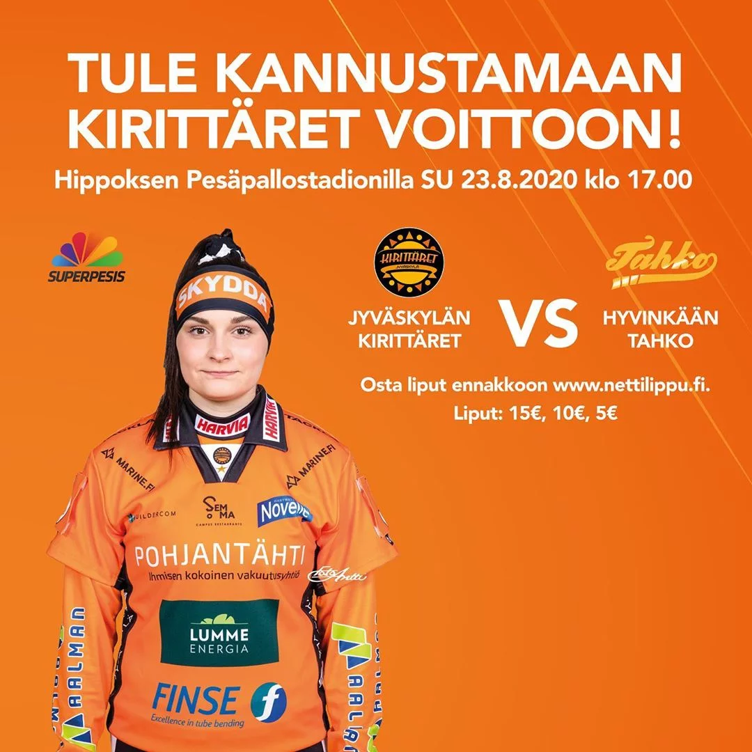 Sunnuntain peli on viimeinen, jossa käyvät yritysliput sekä kausikortit. VIP-kortit käyvät myös pudotuspeleissä.