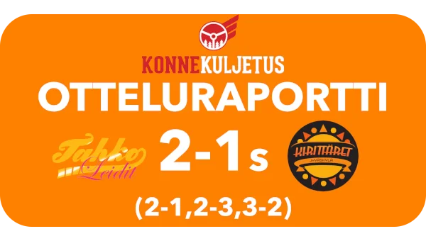 Kun tekee 3 kunnaria ja ennakkosuosikki tuskailee sisäpelissään, niin turpiinhan sieltä tulee