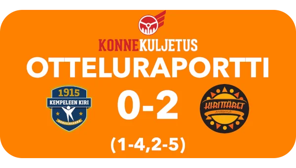 Kone yskähteli paikoitellen niin kuin avausottelussa monesti on tapana, mutta peräti 75 % tehoilla kotiuttanut Kirittäret vei avausottelussa ansaitun voiton.