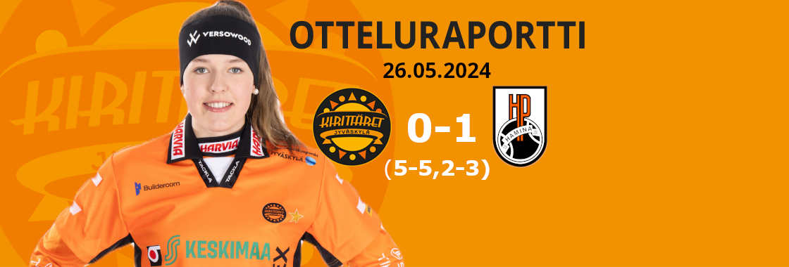 Kirittäret kaatui useisiin ulkopelivirheisiin, Hamina vei pisteet 0-1 (5-5, 2-3).