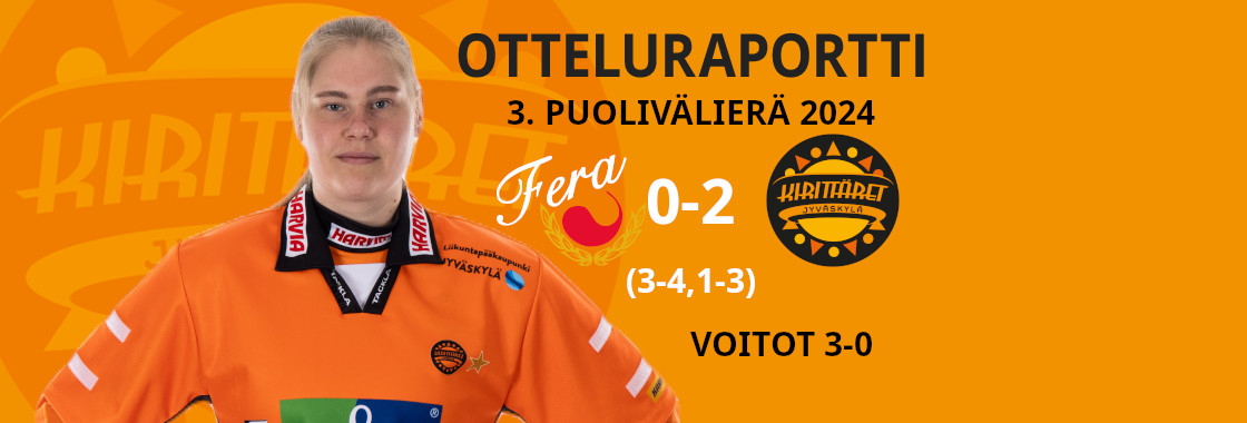 Kirittäret oli jälleen vastustajaansa tylympi ja pelasi vahvasti oikeissa paikoissa.