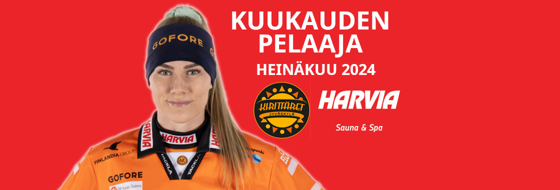 Kirittärien Harvian heinäkuun pelaaja on Eeva Mäki-Maukola