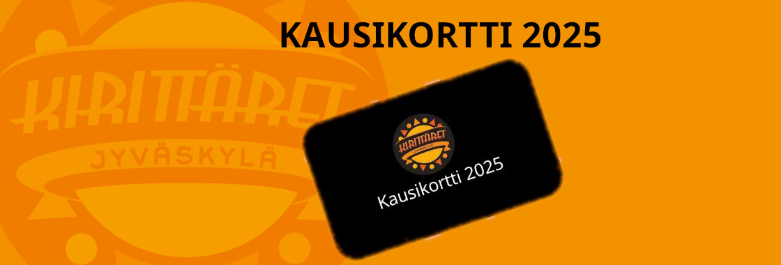 Hanki Kirittärien kausikortti tarjoushintaan 29.11.-08.12.2024 Orange Week-kampanjan ajan!
