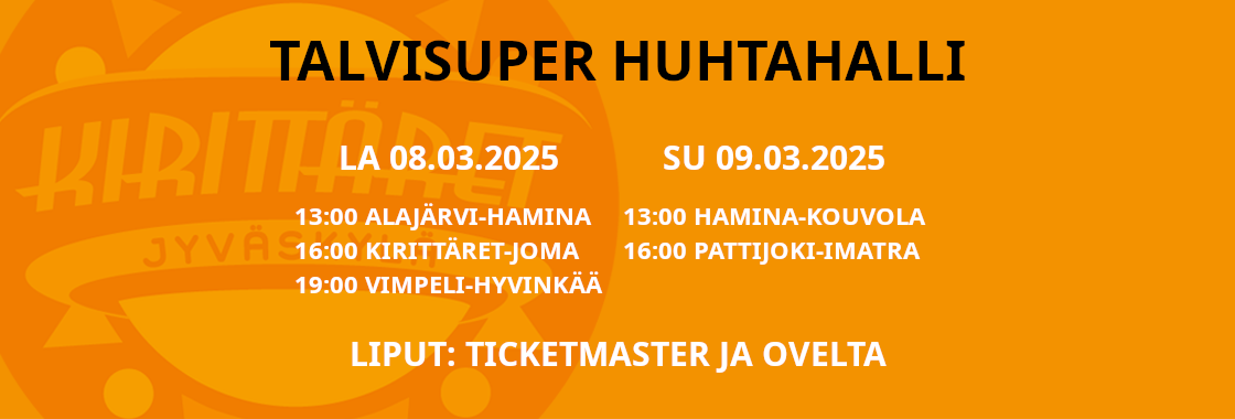 Pitkästä aikaa Kirittäret pääsee esiintymään hallipelissä kotiyleisön edessä, kun Kirittäret kohtaa JoMan la 08.03.2025 Huhtahallissa.