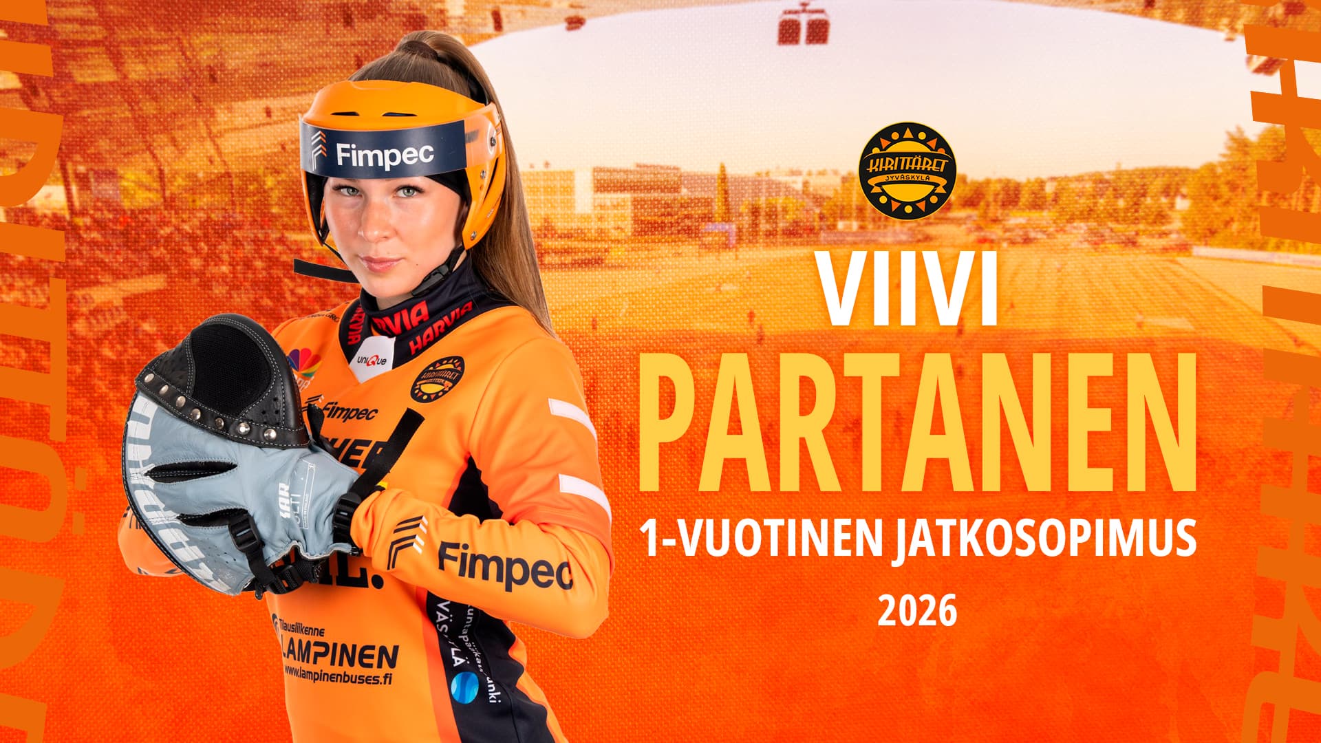 Kirittärien nopeajalkainen kärkietenijä Viivi Partanen jatkaa Kirittärissä kaudella 2026.