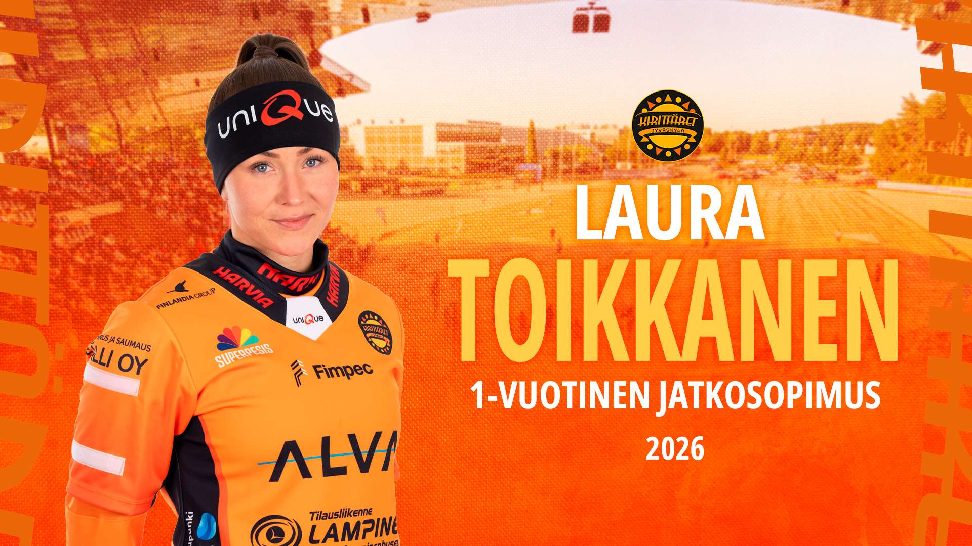 Kirittärien pitkäaikainen pelaaja Laura Toikkanen jatkaa upeaa uraansa Kirittärissä myös kaudella 2026.